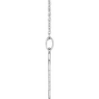 14K White Angel 16-18" Necklace