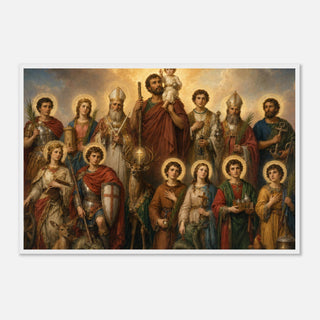 The Fourteen Holy Helpers Framed Print - view 10