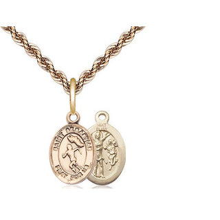 14kt Gold Saint Sebastian Track and Field Medal