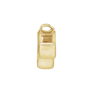 18K Yellow 20.94x7.43 mm Lowercase Script Grace Necklace Center