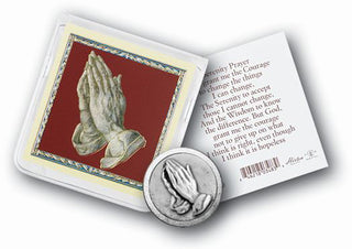 Serenity Coin In Clear Folder W Pic and Prayer 10-Pack