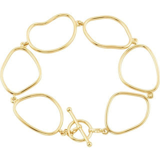 14K Yellow Open Silhouette 7 3/4" Bracelet
