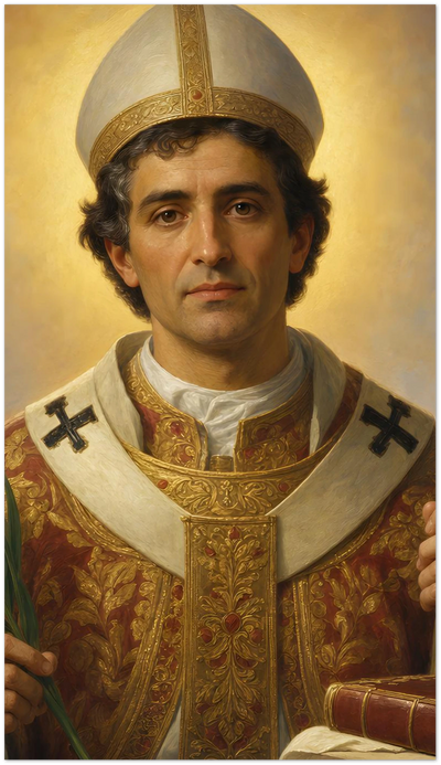 St. Marcellus I Holy Cards