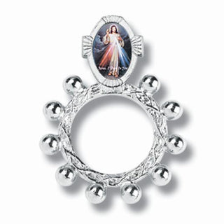 Divine Mercy Rosary Ring 10-Pack