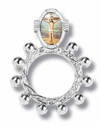 Crucifixion Rosary Ring 10-Pack