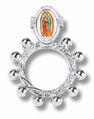 Our Lady Of Guadalupe Rosary Ring 10-Pack