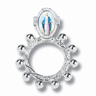Our Lady Of Grace Rosary Ring 10-Pack
