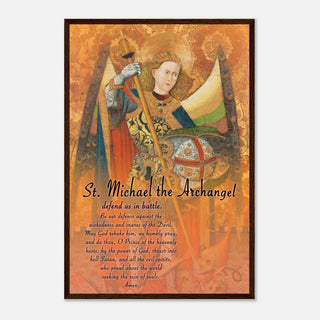 St. Michael the Archangel Prayer Framed Print - view 23