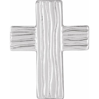 Sterling Silver The Rugged Cross Lapel Pin