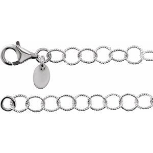 4.6 mm Knurled Rolo Chain   