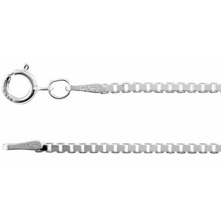 1.5 mm Diamond-Cut Box Chain 