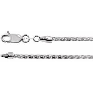 1.75 mm Diamond-Cut Wheat Chain 