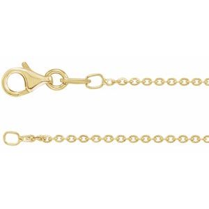 1.4 mm Diamond-Cut Cable Chain 
