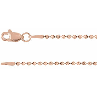 16 Inch Bead Chain With Lobster Clasp Sterling Silver Ch944 300 P