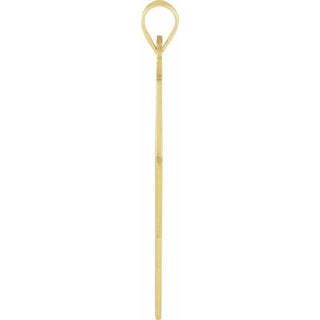14K Yellow 27.5x25 mm Greek Cross Pendant