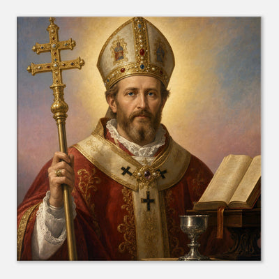 St. Leo IX - Devotional Canvas