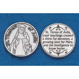 Bulk Italian Tokens - St. Teresa of Avila