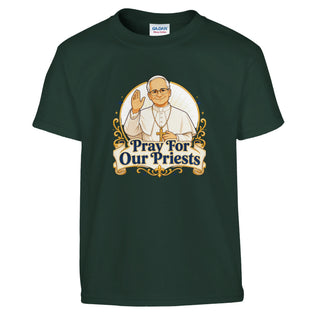 Pray for Our Priests Pope Francis Kids T-Shirt - view 10