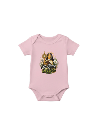 St. Clare of Assisi Baby Onesie - view 6