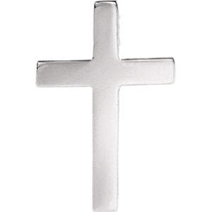 Sterling Silver 22x14 MM Cross Lapel Pin  Dec 23rd
