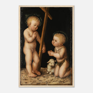 Christ Child and St. John with Lamb Framed Print - view 9