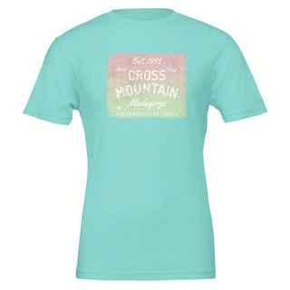 'Cross Mountain' Medjugorje Pastel T-Shirt - view 2