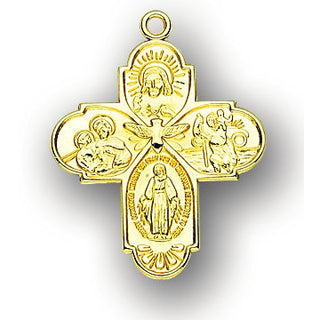 6 1/2-inch by 4 1/2-inch Antique Silver Frame w/Sterling Silver Divine Mercy
