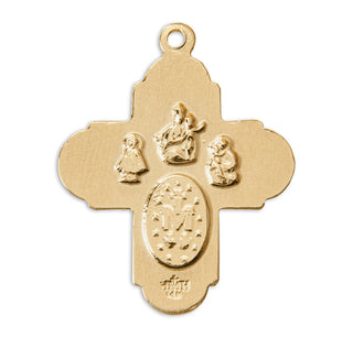 6 1/2-inch by 4 1/2-inch Antique Silver Frame w/Sterling Silver Divine Mercy