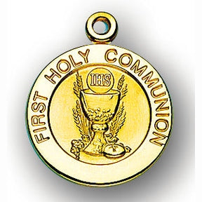 3/4-inch 14K Gold Round Saint Jude Medal