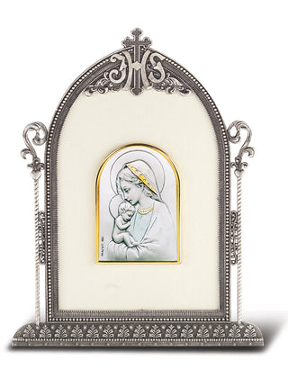 7/8-inch14K Gold Round Saint Aidan Medal