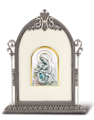 7/8-inch14K Gold Round Saint David Medal