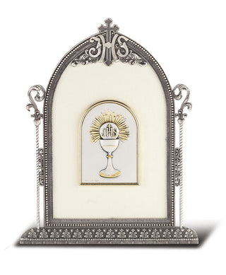 7/8-inch14K Gold Round Saint Genesius Medal