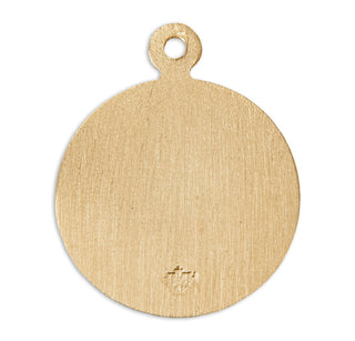 7/8-inch14K Gold Round St. Gerard Medal