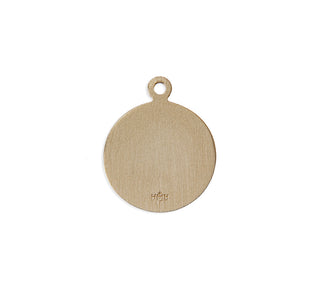 7/8-inch14K Gold Round St. Henry Medal