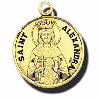 3 1/4-inch Sterling Silver Blue Guardian Angel Crib Medal
