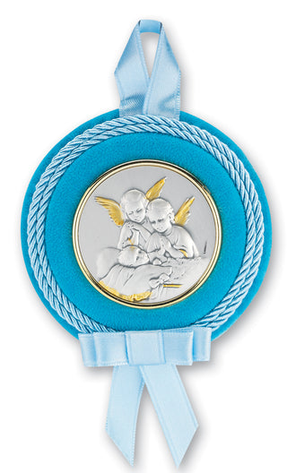3 1/2-inch by 2-inch Sterling Silver Madonna and Child Plaque