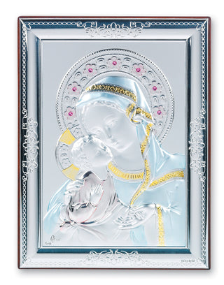 Antique Pewter Frame | Sterling Silver Saint Joseph