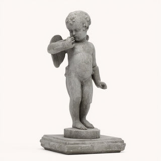 De Ezio Angel Statue - 30-inch - Old Stone finish