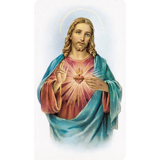 100-Pack - Sacred Heart Of Jesus Holy Card