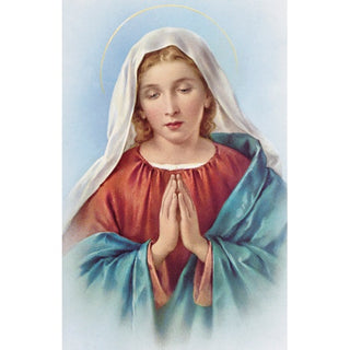 100-Pack - Madonna Praying Holy Card