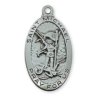 Pewter Saint Michael Pendant 