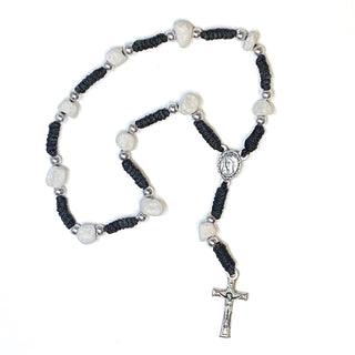 Medjugorje Peace Rosary - Black