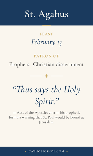 St. Agabus Holy Cards
