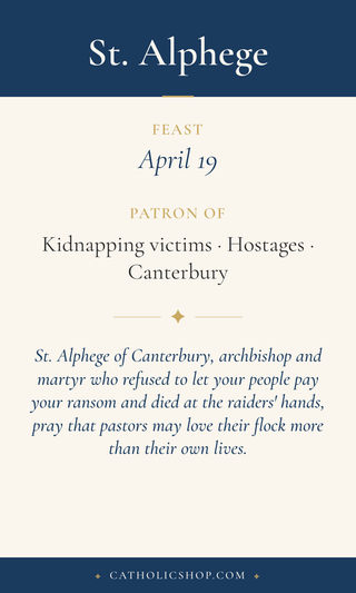 St. Alphege Holy Cards