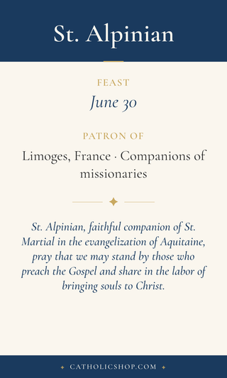 St. Alpinian Holy Cards