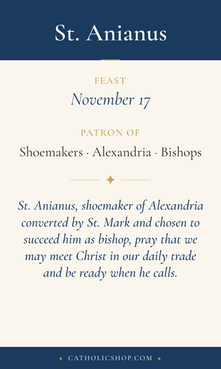 St. Anianus Holy Cards