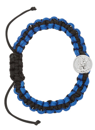 St. Michael Blue Black Corded