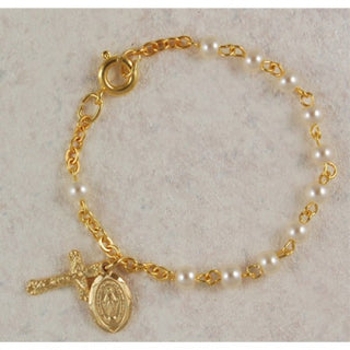  Gold Pearl Bracelet