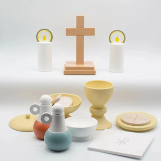 Wooden Mass Kit Playset – 20-Piece Wooden Set