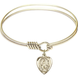 Miraculous Medal Bangle Bracelet